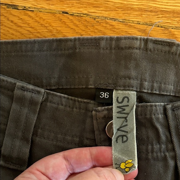 Men's Grey Hybrid Shorts, past knee length, cotton with stretch for fit - Picture 2 of 9